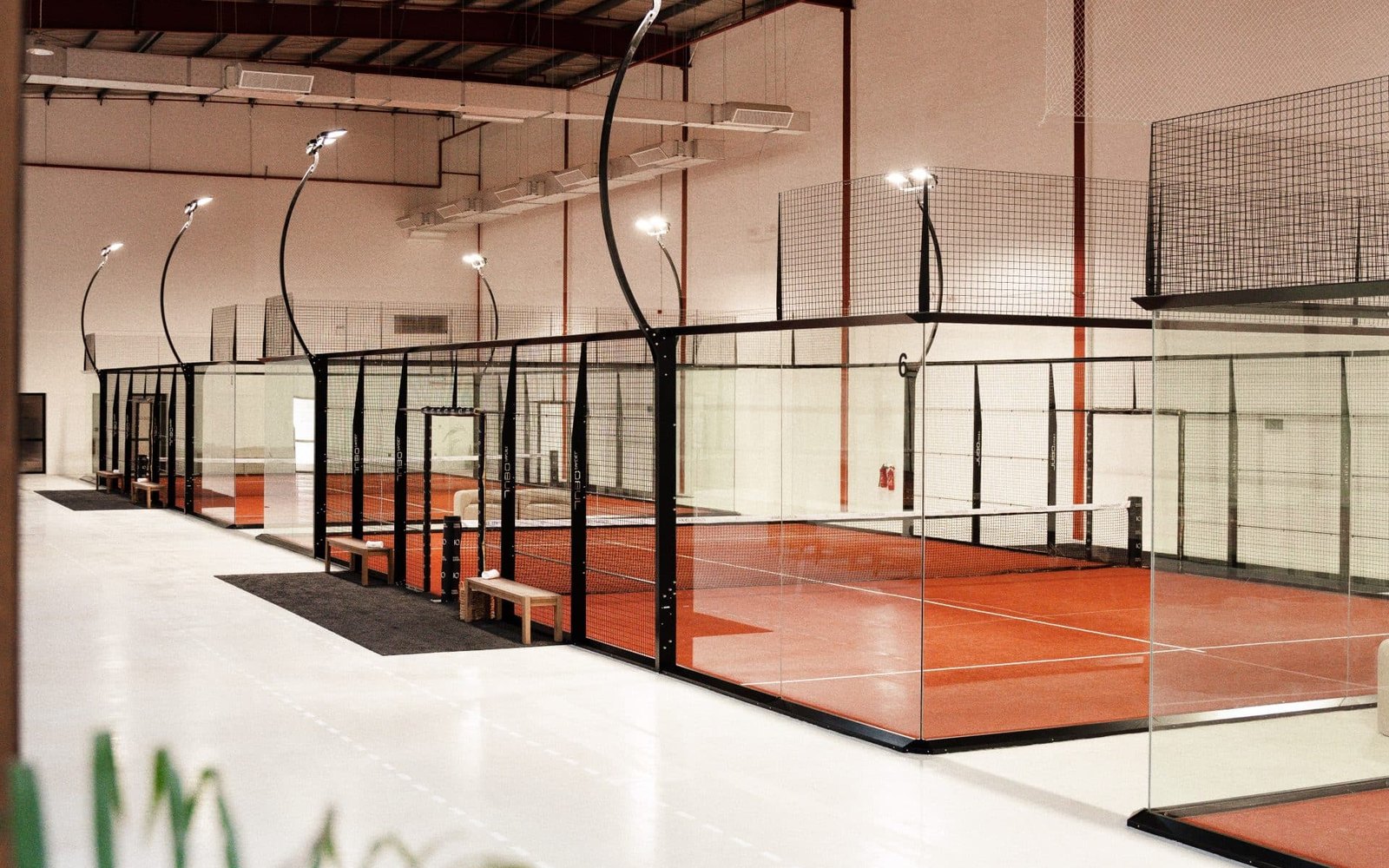 A padel match